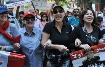 اعتصام الفنانين أمام وزارة الثقافة خلال حكم مرسي