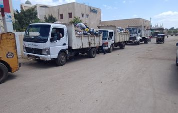 حملات نظافة ورفع كفاءة الإنارة وإزالة الإشغالات بـ 6 مدن ومراكز بكفر الشيخ 