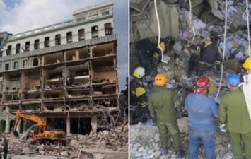 انفجار أشهر الفنادق في كوبا 