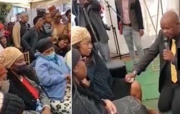  رجل يعرض الزواج على فتاة في جنازة والدها