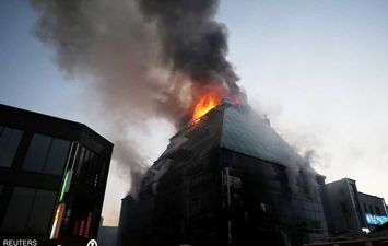   حريق في مبنى بكوريا الجنوبية