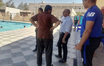 حملات على حمام السباحة بالنوادي بكفر الشيخ للتأكد من توفير وسائل السلامة حفاظا على سلامة  المترددين 