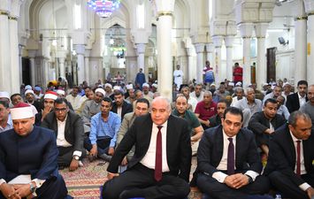 محافظ قنا يشهد الاحتفال بالعام الهجري الجديد من مسجد سيدي عبد الرحيم القنائي 