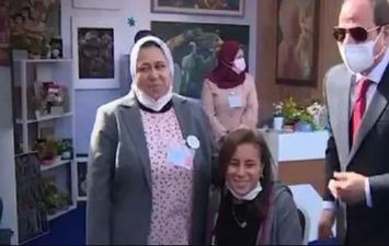 خديجة شعبان إحدى بطلات قادرون باختلاف مع الرئيس السيسي 