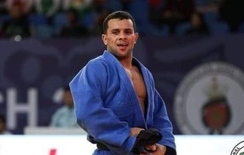 محمد عبدالموجود الفائز بالميدالية الذهبية في منافسات الجودو