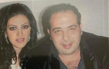 ريهام حجاج مع زوجها الأول