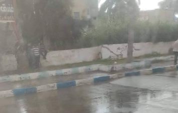 سقوط أمطار بالدقهلية