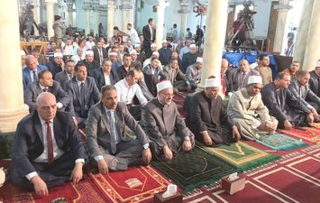 صلاة الجمعة بمسجد التوبة بدمنهور 