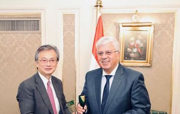 وزير التعليم العالي وسفير اليابان بالقاهرة