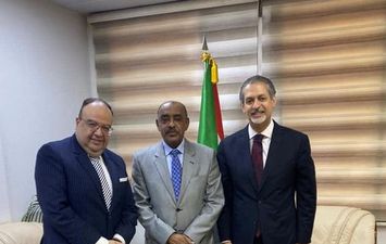 لقاء مساعد وزير الخارجية ووزير خارجية السودان