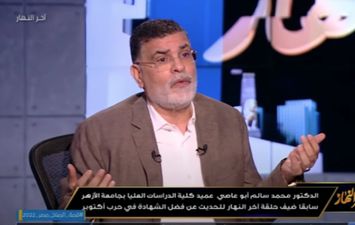 الدكتور سالم أبو عاصي عميد كلية الدراسات العليا لجامعة الأزهر سابقا