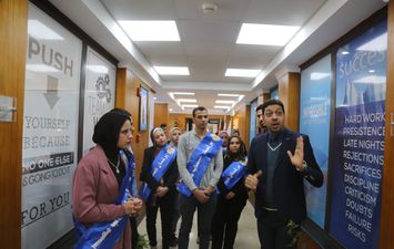 زيارة أعضاء برلمان شباب كفر الشيخ لمركز استدامة