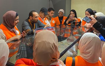 وفود برلمان الشباب في زيارة لمتحف كفر الشيخ ضمن جولاتهم بالمؤسسات الحكومية