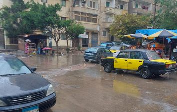 هطول أمطار بالإسكندرية 
