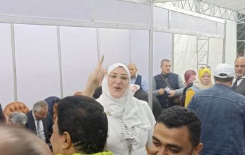 الدكتورة هناء الخبيري- الفائزة بأعلى الأصوات في انتخابات نادي السكة الحديد