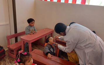 الحملة القومية للتطعيم ضد شلل الأطفال بالبحيرة 