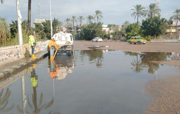 رفع درجة الاستعداد لمواجهة الأمطار 