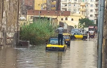 غرق شوارع الإسكندرية 