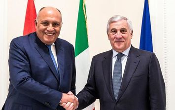 وزير خارجية إيطاليا يستقبل سامح شكري بمقر وزارة الخارجية الإيطالية