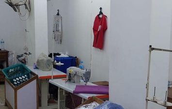 غلق وتشميع مصنع ملابس بمدينة نصر 