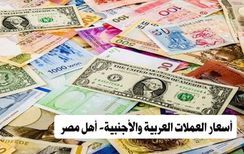 أسعار العملات العربية والأجنبية- أهل مصر