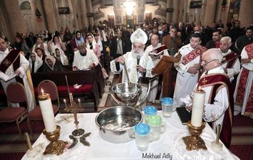 احتفالات الأقباط بعيد الغطاس بكنائس الإسكندرية