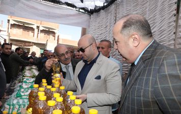 إفتتاح معرض قرية ابشنا ببني سويف 