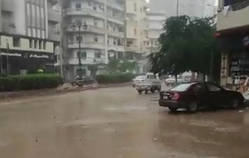 أمطار غزيرة تضرب محافظة البحيرة 