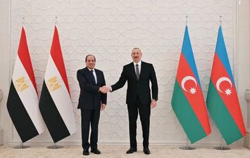 رئيس مصر ورئيس اذربيجان