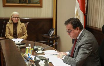 وزير الصحة يستقبل مدير الوكالة الأمريكية للتنمية الدولية في مصر 