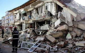 دمار كبير خلفه زلزال اليوم في تركيا