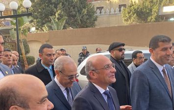 وزير العدل يفتتح مجمع محاكم حلوان 