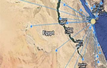 أماكن الزلزال المتوقعة في مصر  