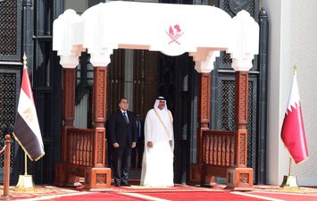 أمير قطر يلتقي مصطفى مدبولي