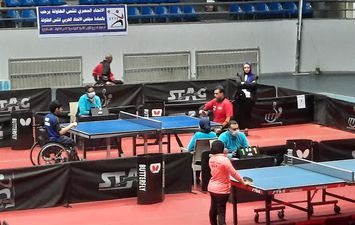 افتتاح البطولة العربية لتنس الطاولة البارالمبية 