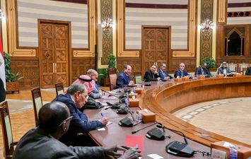 الرئيس السيسي خلال لقائه مع اتحاد الصحفيين العرب