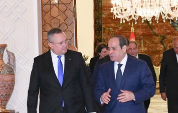 الرئيس السيسي ورئيس وزراء رومانيا