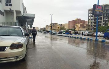 أمطار رعدية غزيرة على مرسى مطروح والعلمين