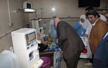 إفتتاح وحدة الرعاية المركزة للأطفال بمستشفى التأمين الصحي ببنى سويف توزيع الهدايا على الأمهات المرضى 