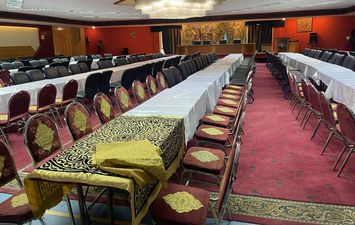 استعدادات حفل الإفطار بنقابة الصحفيين 