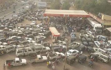 ازمة الوقود في السودان