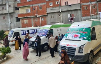 قافلة طبية مجانية لخدمة أهالى قرية بلقطر الشرقية 