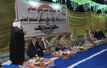 قيادة الجيش الثانى الميدانى تنظم مؤتمراً وحفل إفطار لشيوخ وعواقل شمال سيناء