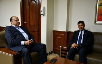 محمد مصيلحي مع وزير الشباب والرياضة 