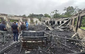 حريق مهجع مدرسة الإناث في غوايانا