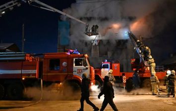 حريق في إحدى مصافي النفط بجنوب روسيا إثر هجوم بطائرة مسيرة