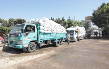 خلال توريد القمح ببنى سويف 