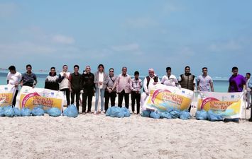 مرسي مطروح تطلق حملة بعنوان &quot;نظفوا المتوسط &quot; لنظافة الشواطئ بالتعاون مع المكتب العربي وجمعية الرامس  