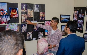 معرض الصور الفوتوغرافية بكلية الفنون التطبيقية بجامعة بنى سويف 