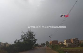 هطول أمطار علي كفر الشيخ 